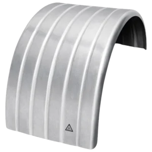 Aluminium Single Mudguard Curved Edge