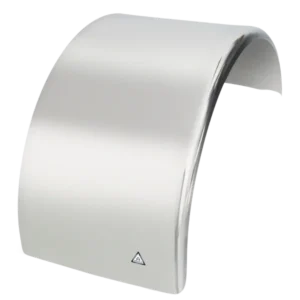 Stainless Steel Single Mudguard Curved Edge No Grooves