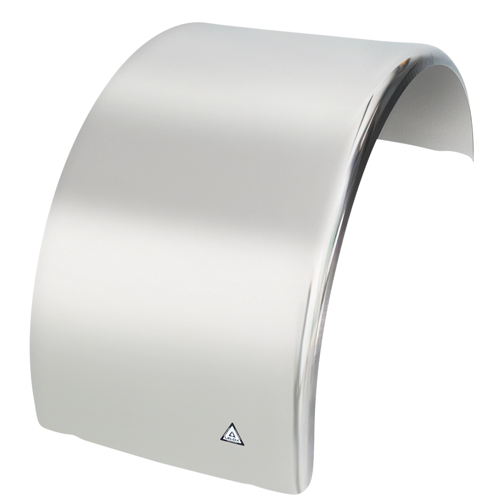 Aluminium Single Mudguard Curved Edge Low Profile