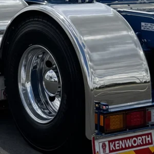 Candy Cane Stainless Steel Single Mudguard